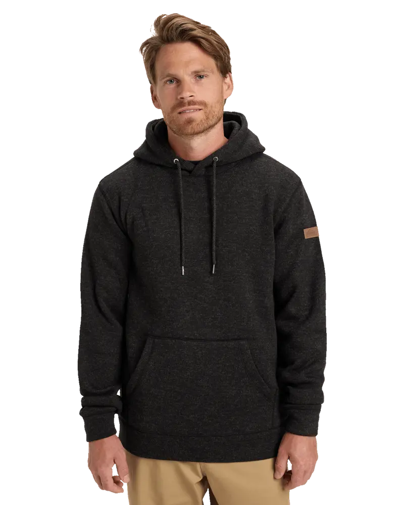Black Heather Keller Relaxed-Fit Hoodie