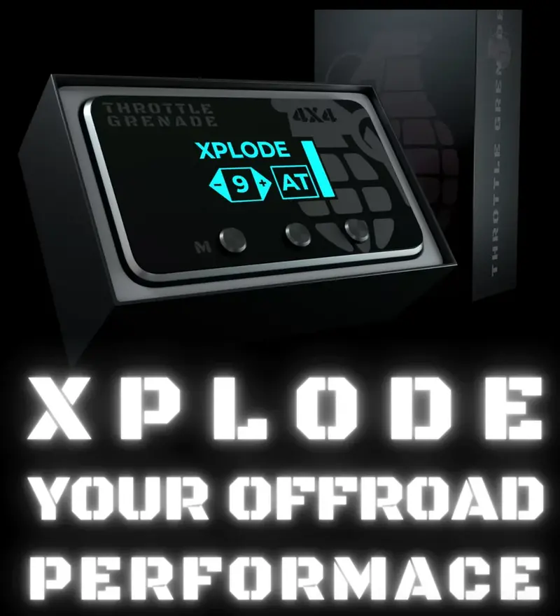 Black Ops Off-Road Throttle Grenade Pedal Enhancer for 2010–2024 Toyota 4Runner