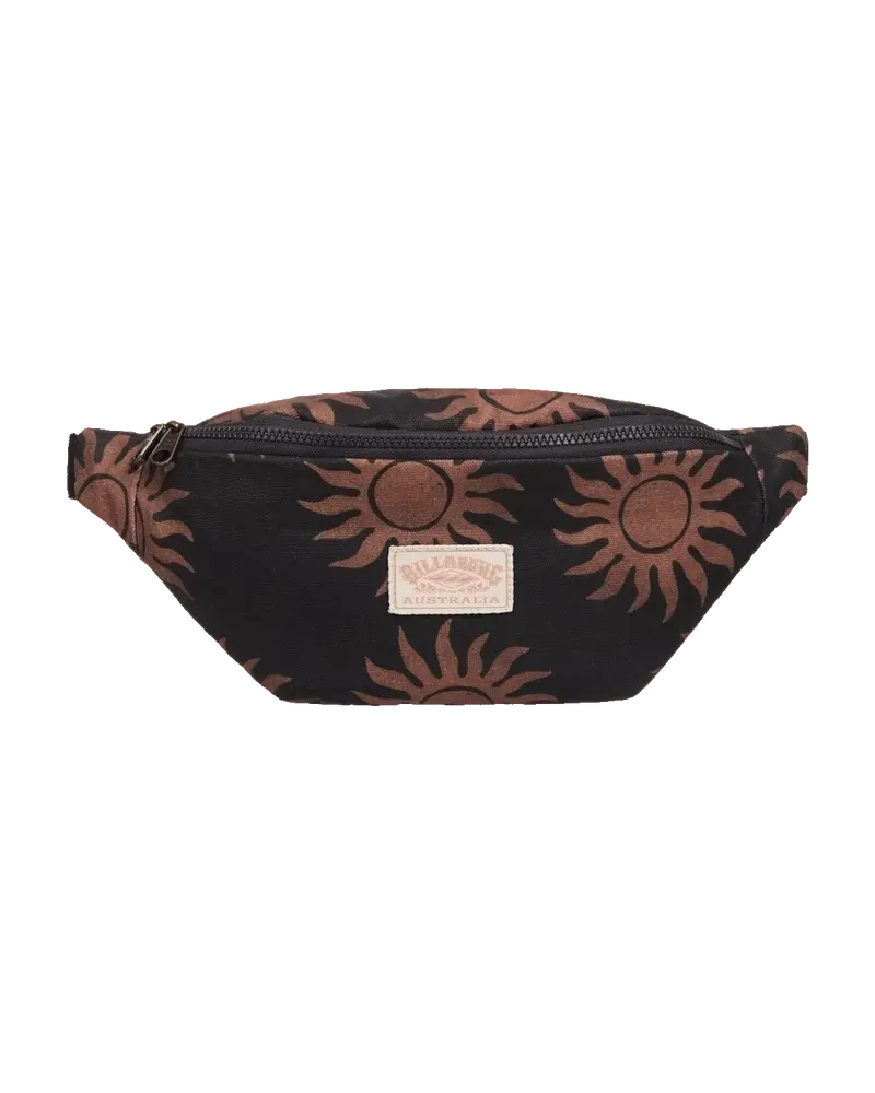 Black Sands Canvas Banana Waist Bag
