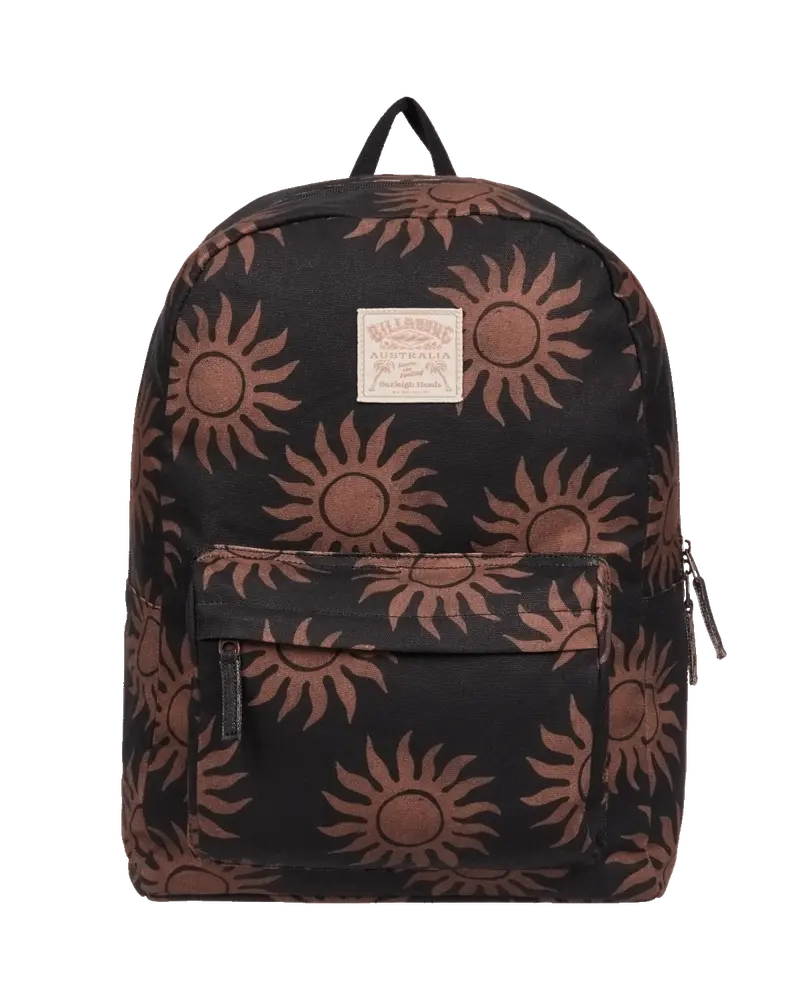 Black Sands School-Out Canvas Backpack