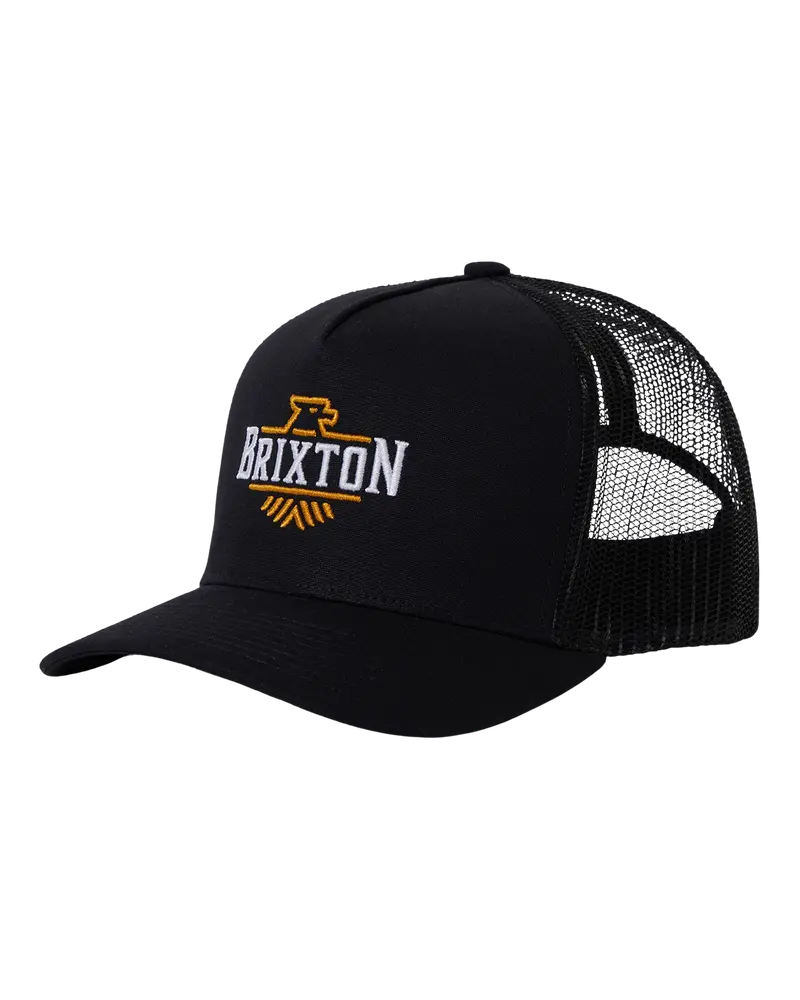 Black Skywind Trucker Cap with Structured Fit