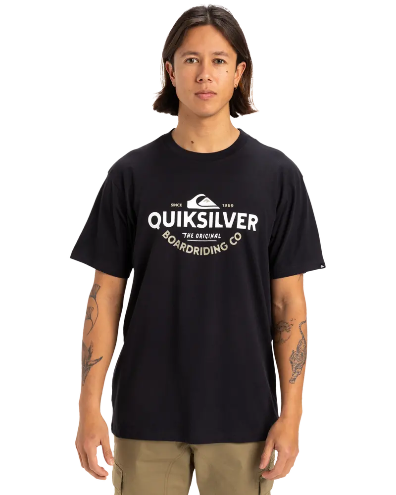 Black Typed Out Bold Font T-Shirt