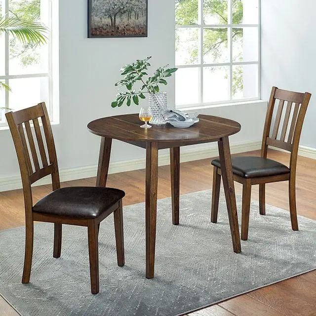 Blackwood 3-Piece Round Dining Table Set with Chairs