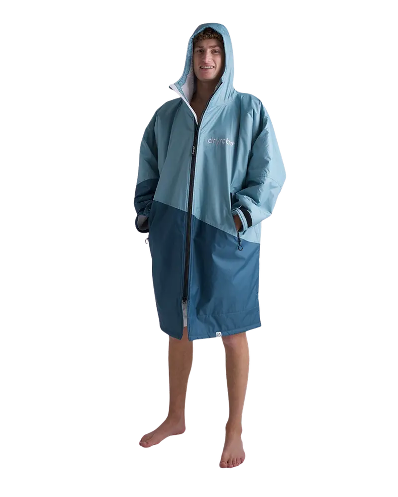 Blue and Light Grey Advance Long-Sleeve Changing Robe