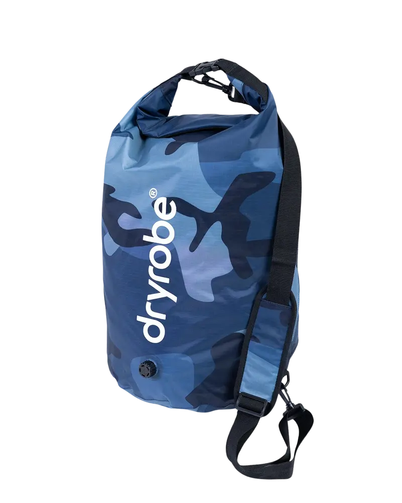 Blue Camo Compression Travel Organizer Bag