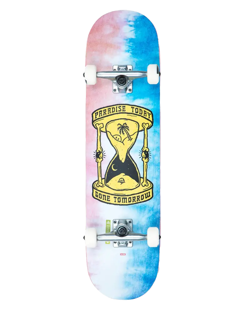 Blue & Pink Tie-Dye 8.0-Inch G1 Gone Tomorrow Skateboard
