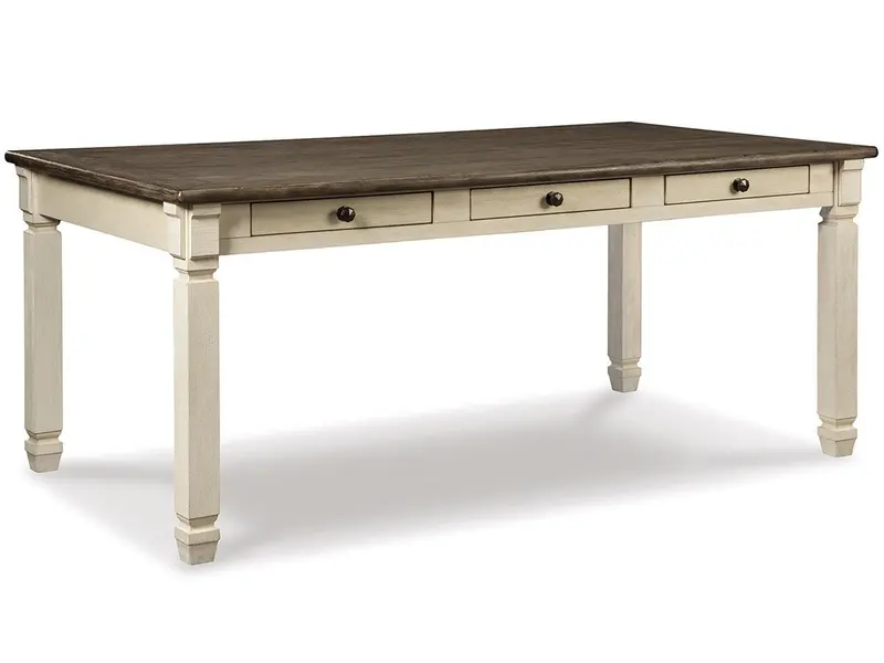 Bolanburg Solid Wood Dining Table with Extendable Leaf