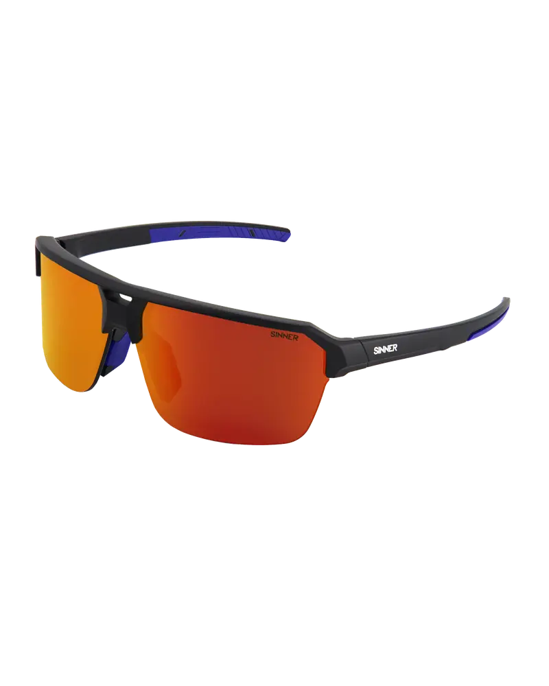 Bolt Sport Polarized Sunglasses – Black/Blue & Black/Red Oil Frame