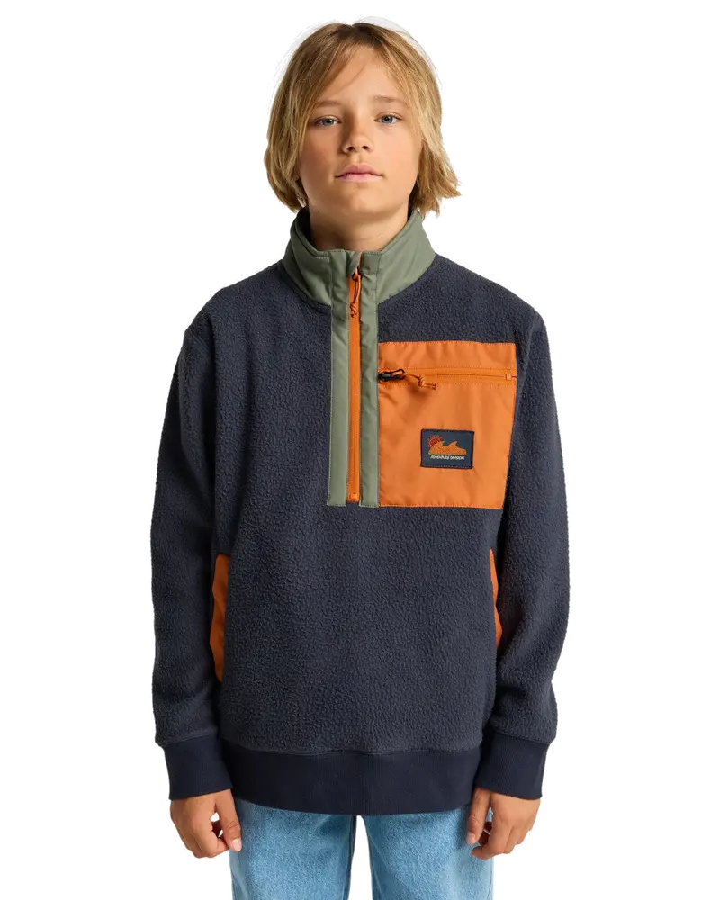 Boys’ Adventure Division Boundary Shore Fleece Jacket – Ombre Blue