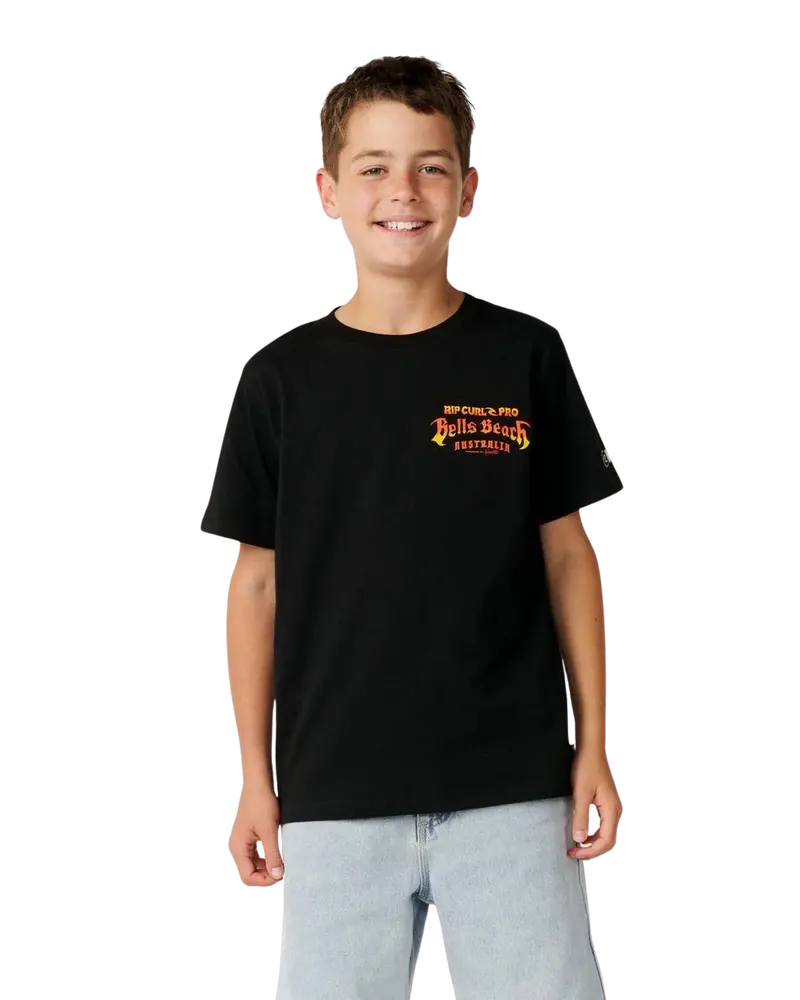 Boys Pro 26 Short-Sleeve Tee – Jet Black