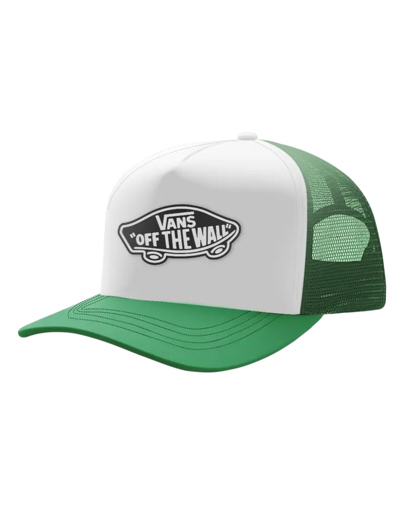 Boys’ Vivid Verdant Patch Curved Bill Trucker Cap