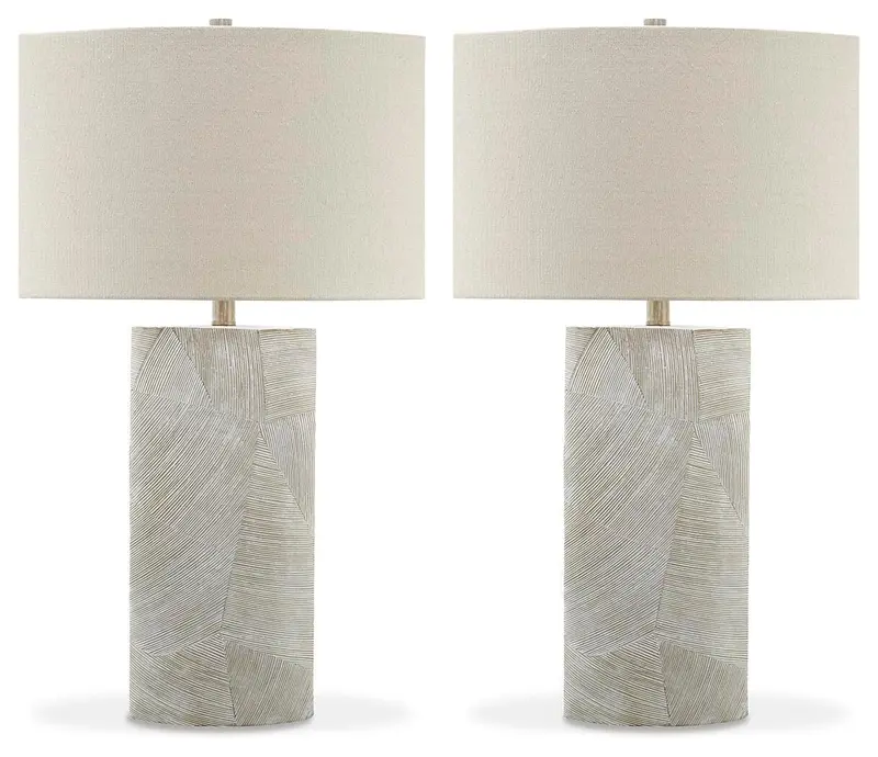 Bradard Designer Table Lamp Set – Elegant Dual-Light Arrangement