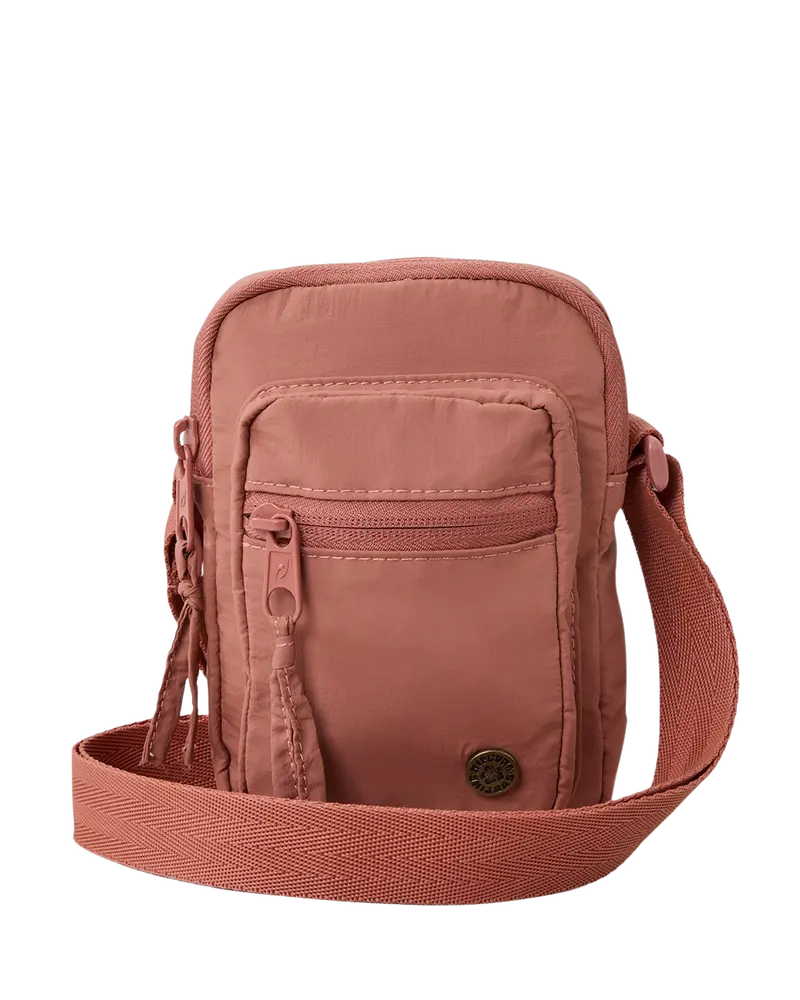 Brick-Colored Everyday Mini Crossbody Bag