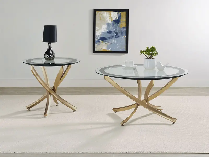 Brooke Modular Coffee Table Set with Nesting Tables