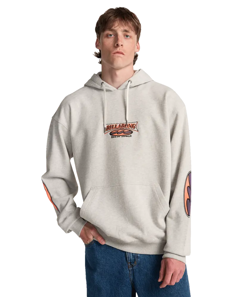 Burleigh Oversized Hoodie – Light Grey Heather