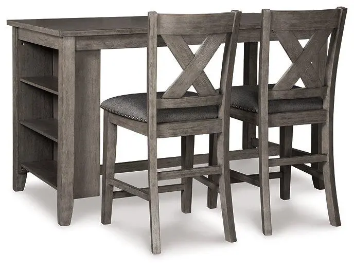 Caitbrook Farmhouse Dining Table and Chair Ensemble