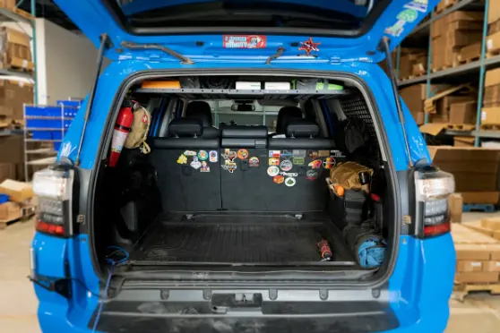 Cali Raised Rear MOLLE Shelf System – Modular Storage for 4Runner (2010–2024)
