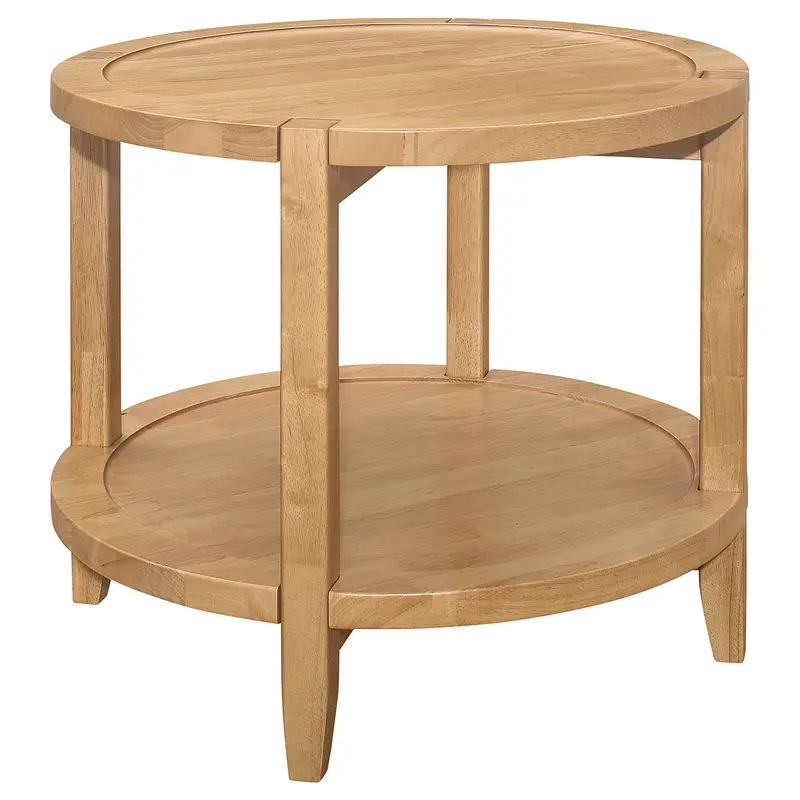 Camillo Wooden End Table with Modern Design