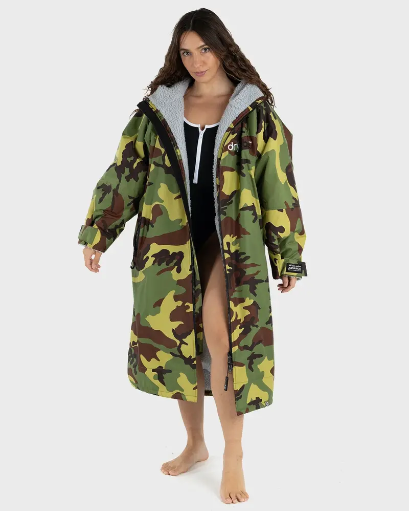 Camo-and-Grey Advance Long-Sleeve Rash Guard