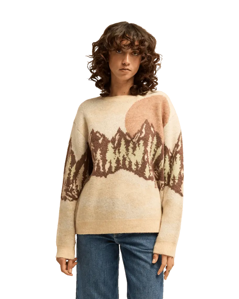 Camp-Style Relaxed Jumper – Oat