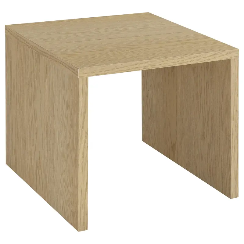 Canoga Round Wood End Table