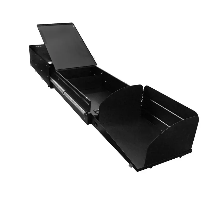 Cargo Box Kitchen System with Slide-Out Shelf, Storage Compartment, and Prep Area