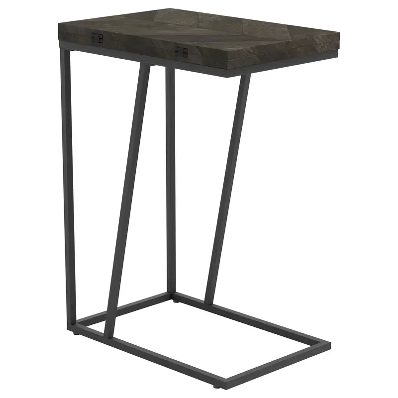 Carly Compact Round Side Table for Living Room or Bedroom