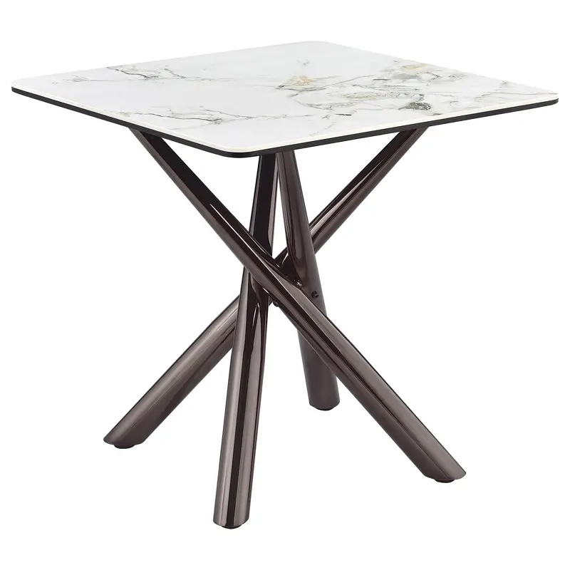 Carvell Slim Wood End Table with Shelf Storage
