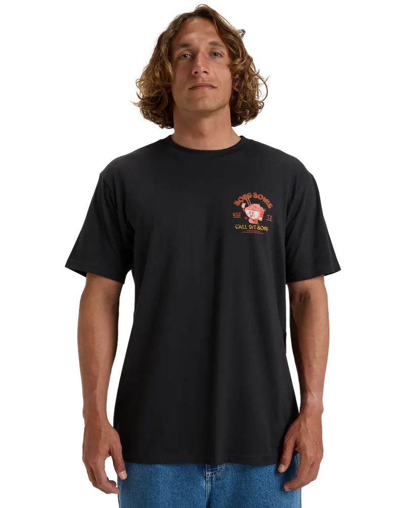 Casual Everyday T-Shirt – Soft Washed Black
