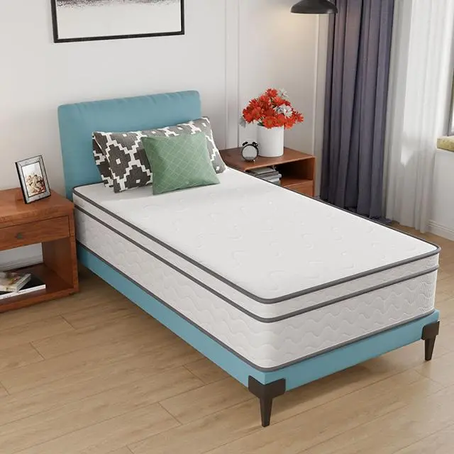 Catmint 12-Inch Twin Innerspring Mattress with Quilted Top