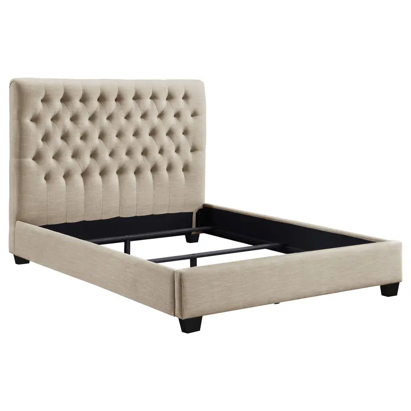 Chloe Upholstered Panel Bed Frame