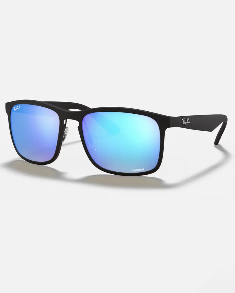 Chromance Black-and-Blue Sunglasses