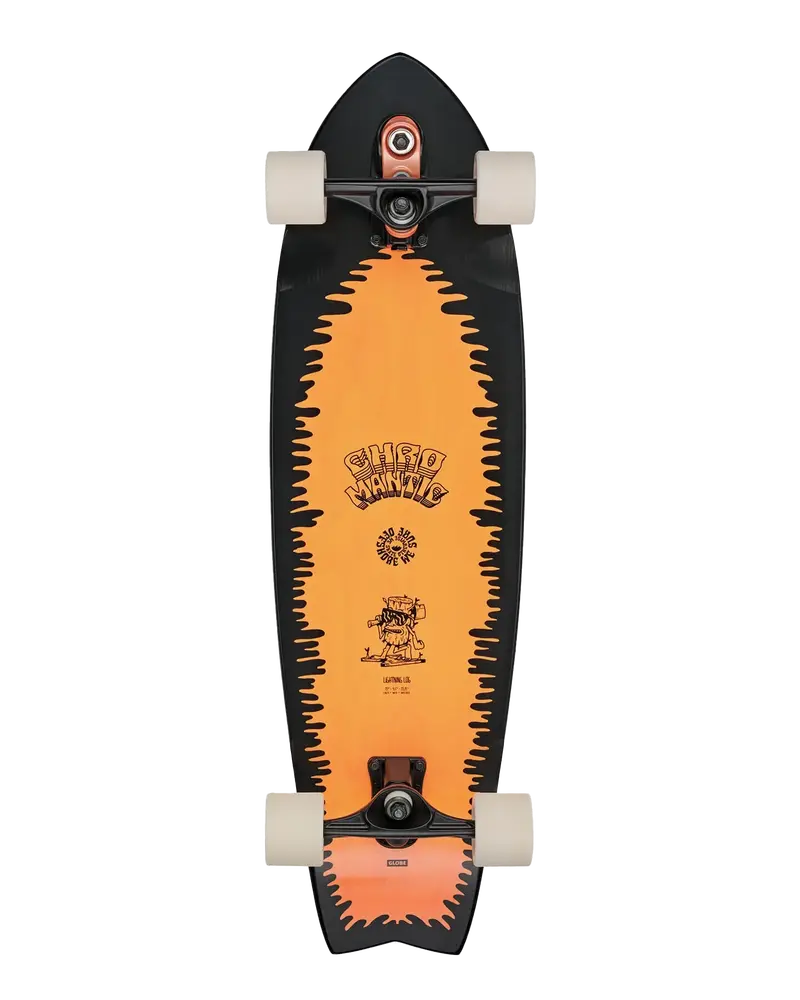 Chromantic 33-Inch Lightning Log Cruiser Skateboard