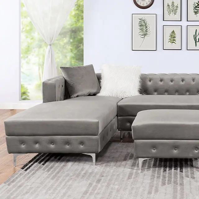 Ciabattoni Modern L-Shaped Sectional Sofa