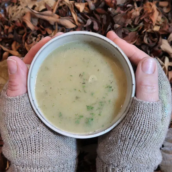 Classic Potato and Leek Soup for Hiking Adventures