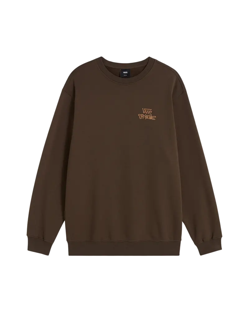 Coal Brown Stomper Loose-Fit Sweatshirt