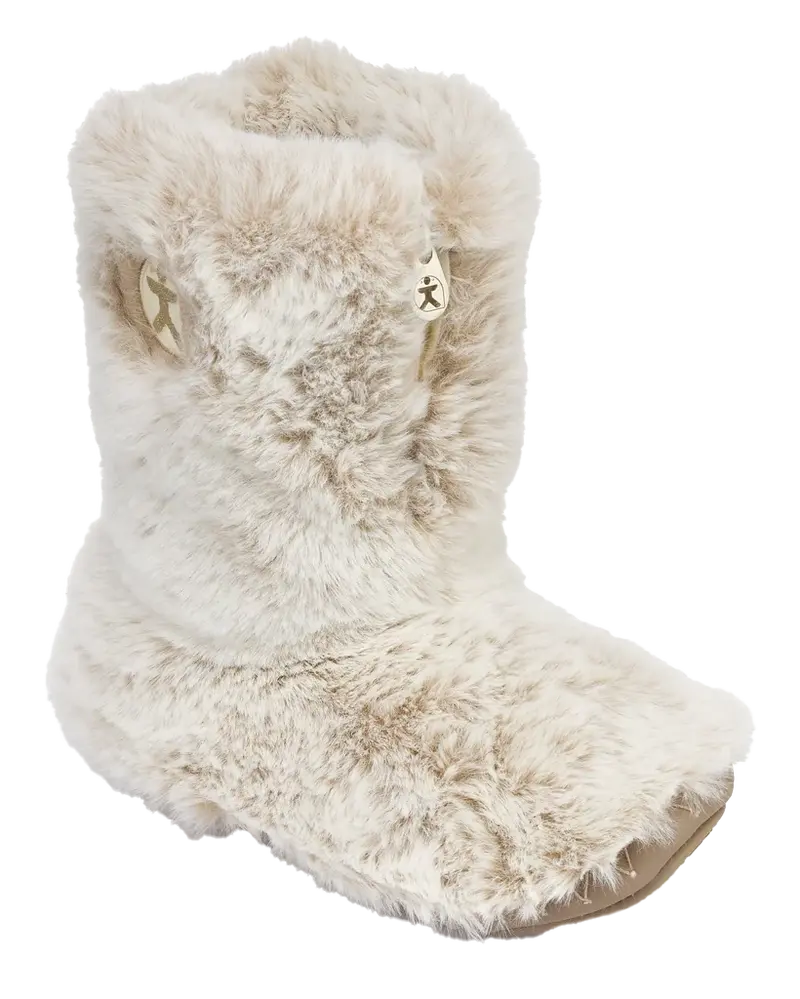 Cole Premium Faux Fur Slipper Boots – Ferret Tan