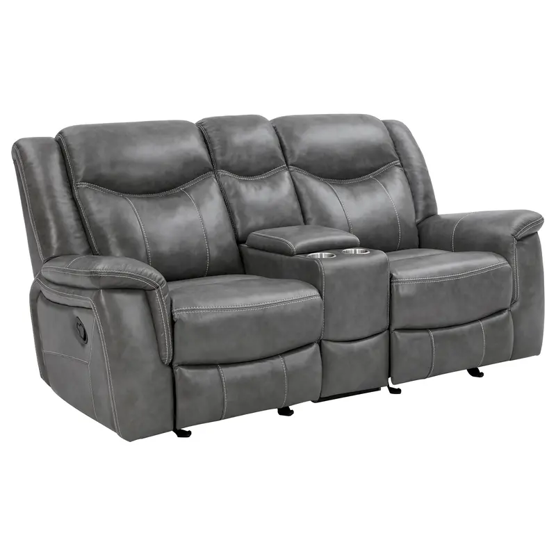 Conrad Gliding Loveseat – Dual-Motor Recline and Rocking Function