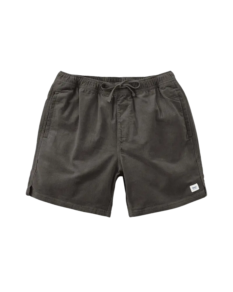 Cord Local Shorts – Black Wash Tone