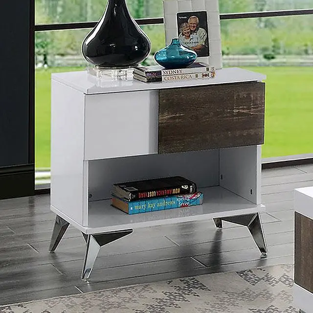 CORINNE Modern Wood End Table