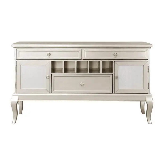 Crawford Silver Buffet Server with Adjustable Shelving – Model 5546-55