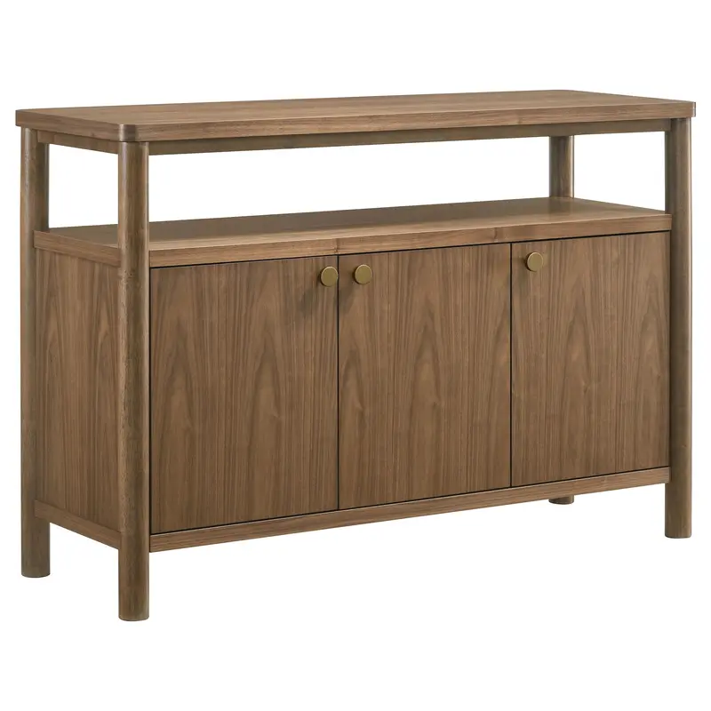 Crestmore Farmhouse Sideboard – Storage Cabinet with Drawers and Shelves