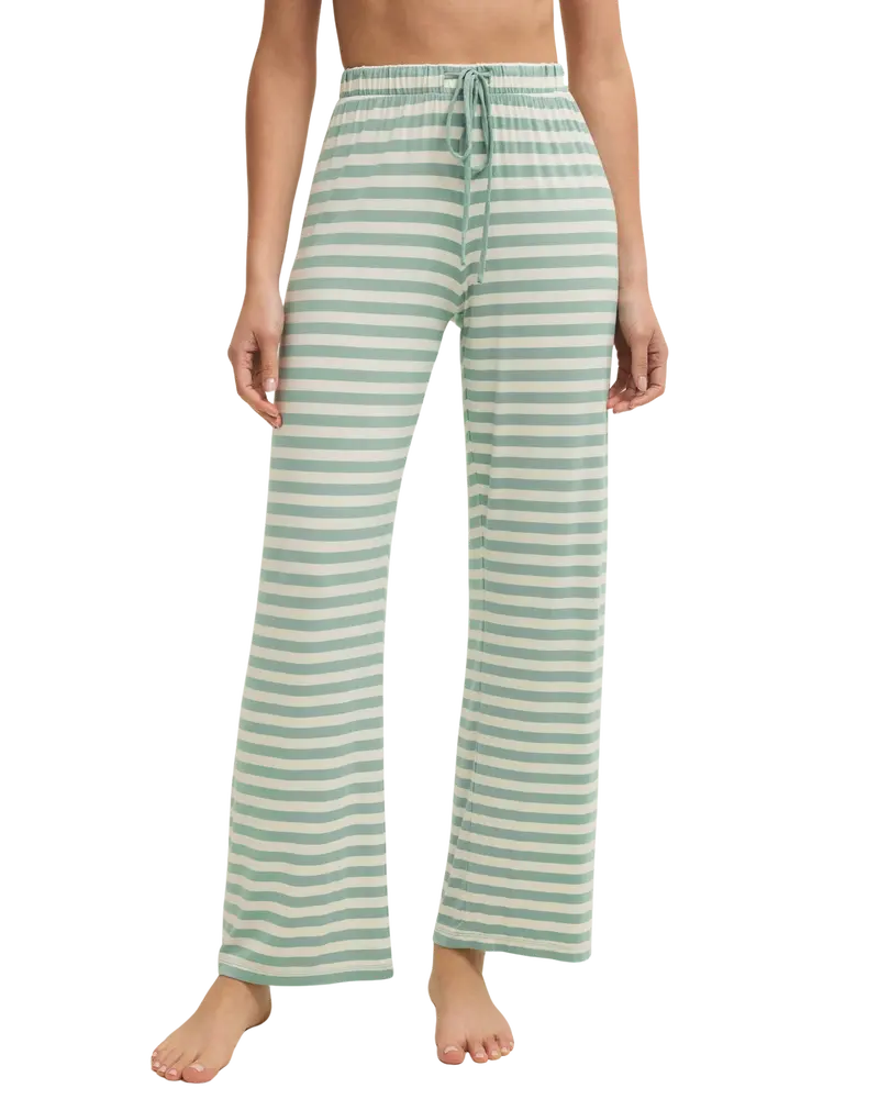 Crystal Green So Sweet Wide-Leg Trousers