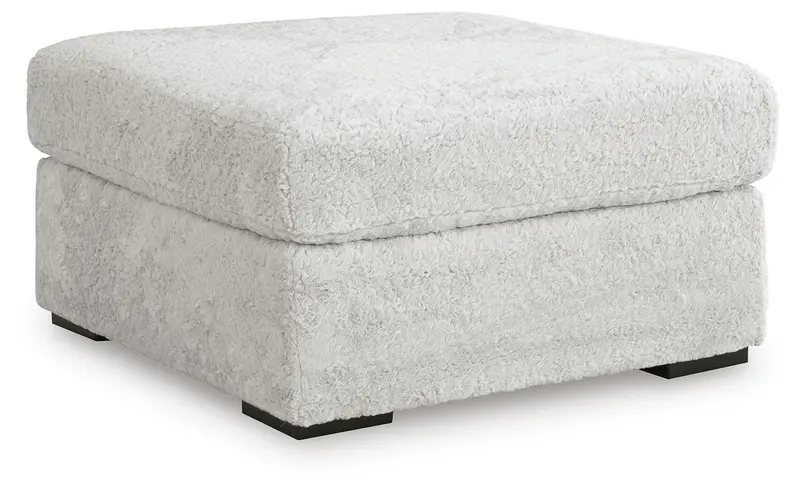 Cuddle Plush Accent Ottoman – Oversized Footrest & Extra Seating Option