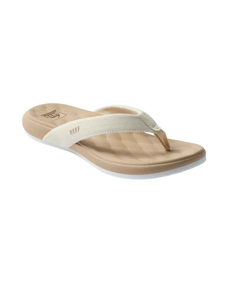Cushion Melody Sand-Tone Flip Flops for All-Day Comfort