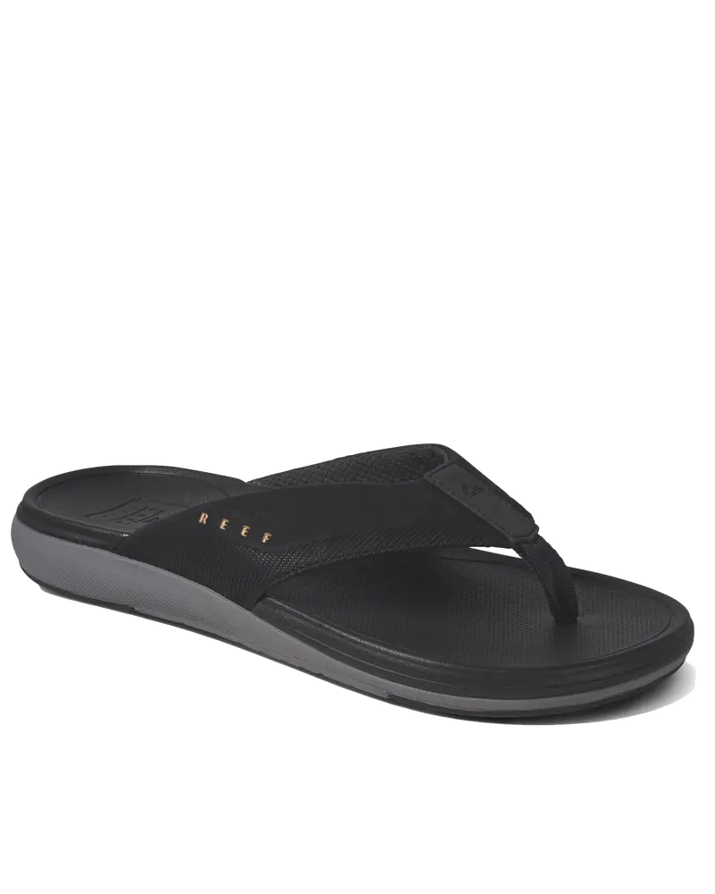 Cushion Norte Flip-Flops – Deep Charcoal Grey