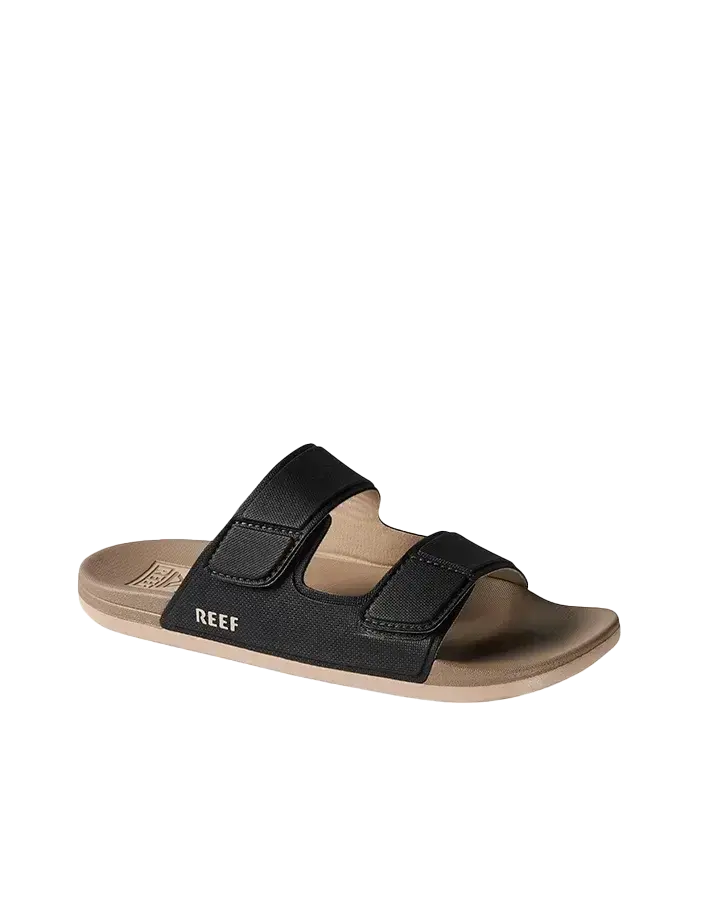 Cushion Tradewind Black and Fossil Sandal