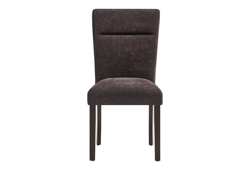 D8212 Brown Upholstered Dining Chair (Single)