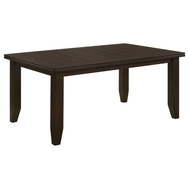 Dalila Solid Wood Dining Table – Extendable Rectangular Tabletop