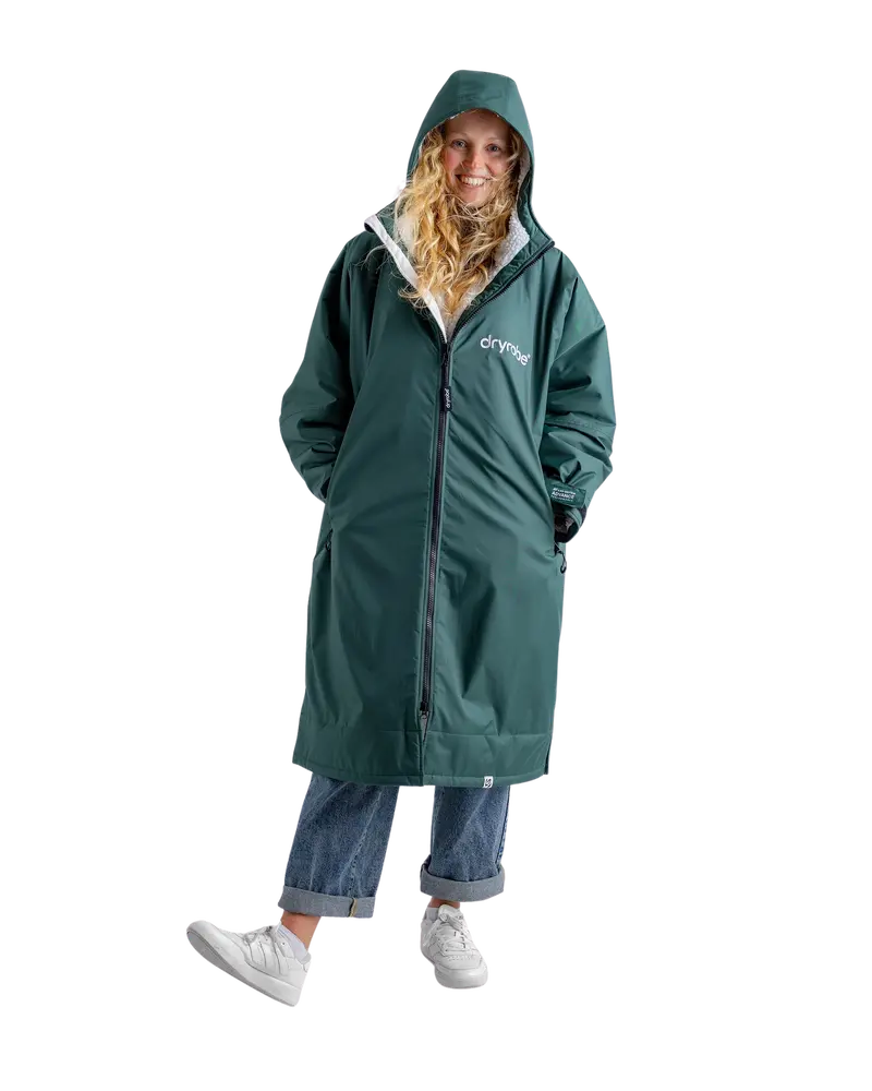 Dark Green and Nimbus Cloud Advance Long Sleeve Top